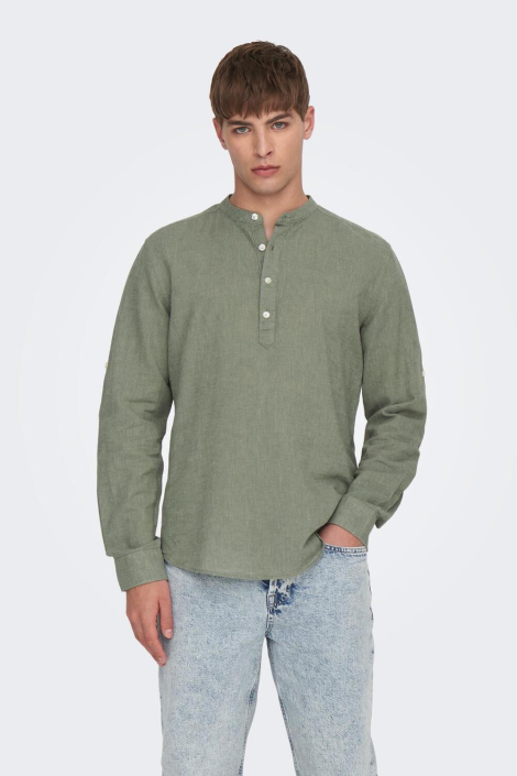 Only & Sons groene heren polo