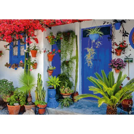 Schmidt Spiele Puzzle - Mediterrane Haustür, 1000 Teile