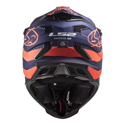 Casque cross LS2 MX700 - SUBVERTER EVO - CARGO 2023 - Bleu / Orange