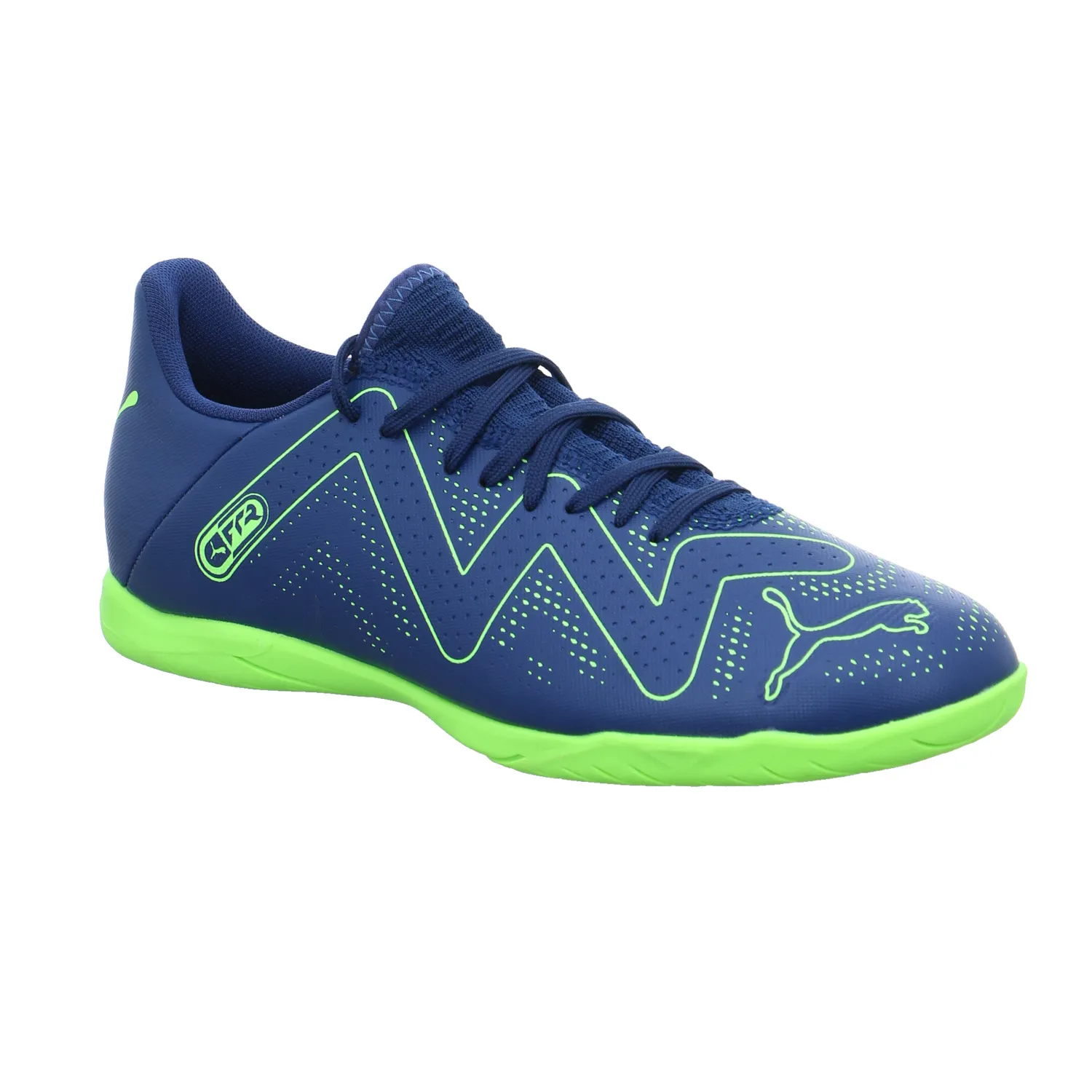 PUMA Indoor Freizeitschuh Blau Lederimitat