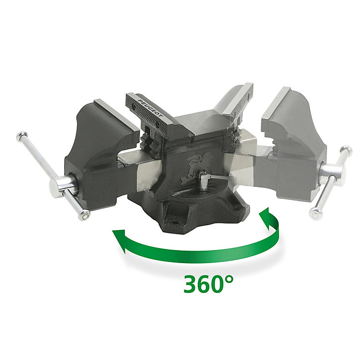 Etabli d'étau pivotant 150 mm Peugeot EBT150