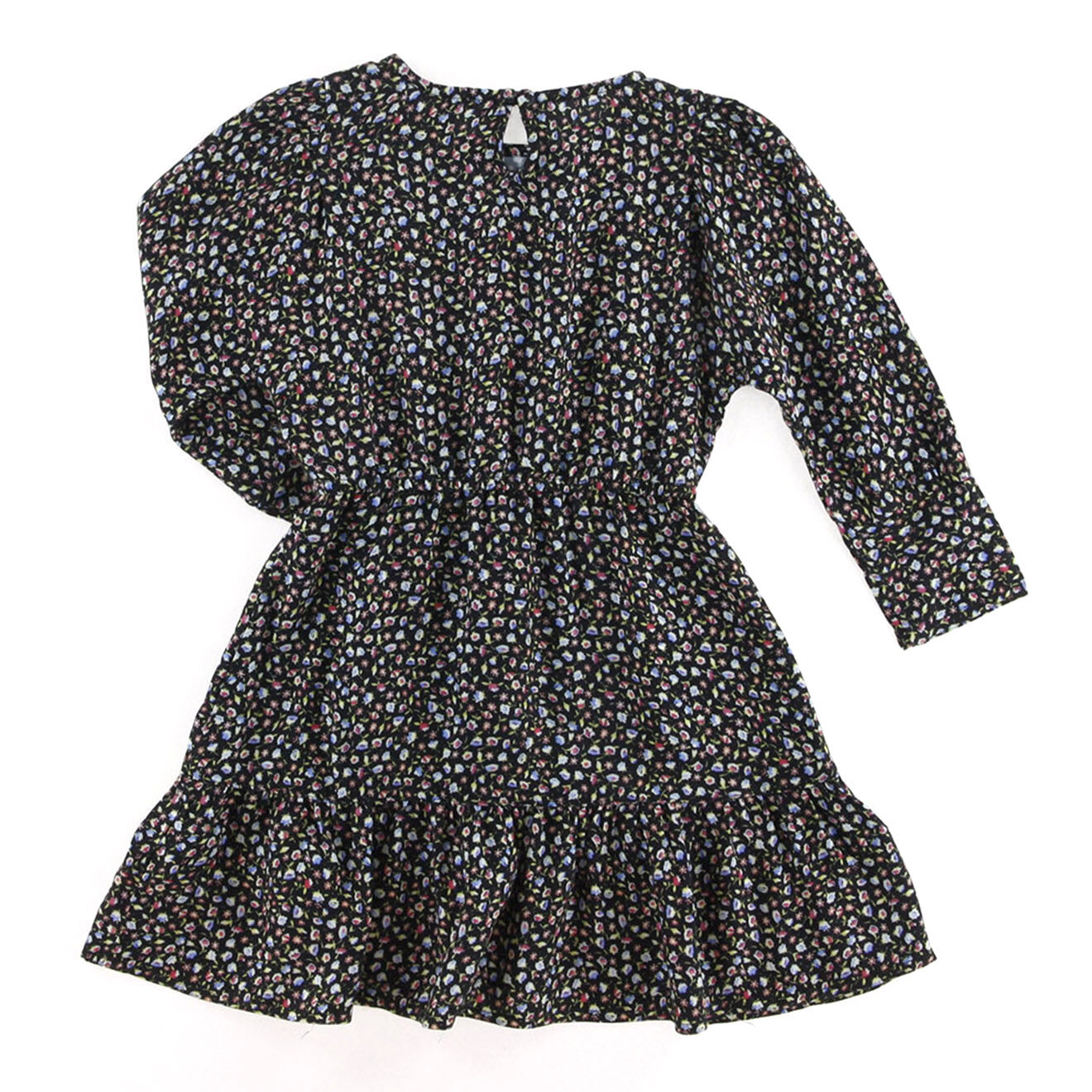 Bellerose Robe Pagode à fleurs noir/multicolore