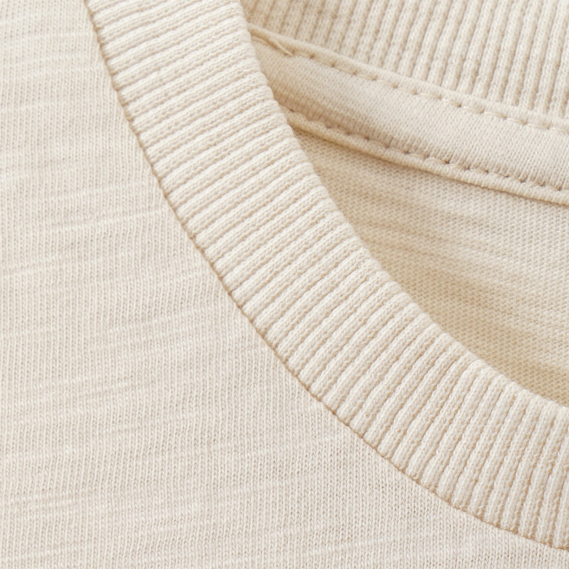 Topomini Baby T-Shirt mit Brusttasche beige