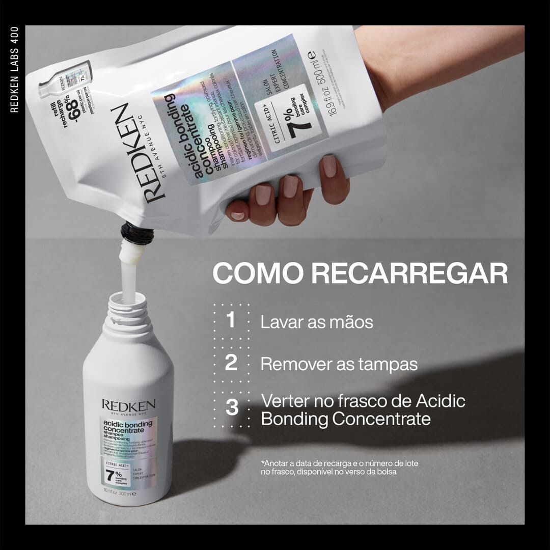 Redken Acidic Bonding Concentrate Recarga - Champô - 500ml