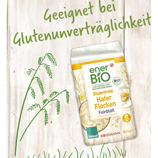 Glutenfreie Haferflocken Feinblatt Bioland