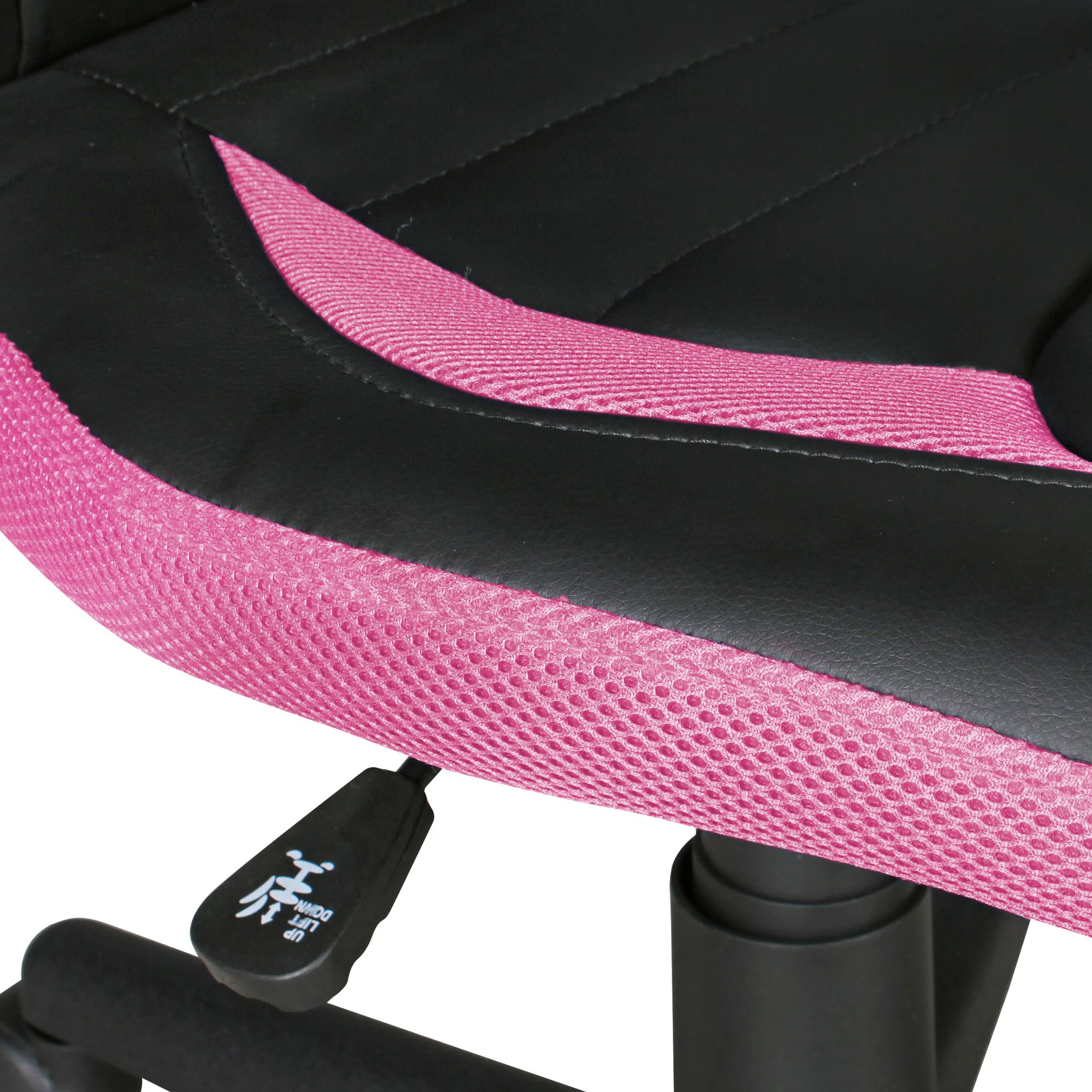 KADIMA DESIGN Jugenddrehstuhl, hohe Rückenlehne, Schulterunterstützung, Kunstleder und Mesh, max. 60 kg Belastbarkeit