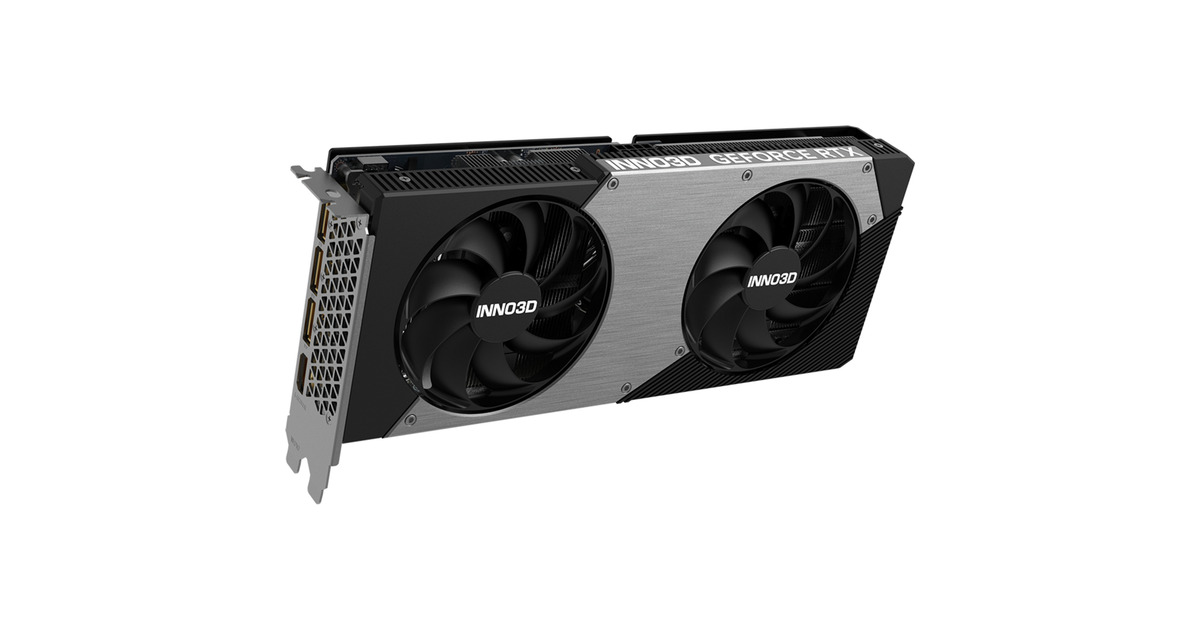 INNO3DGeForce RTX 5060 Ti TWIN X2 OC 8GB grafische kaart  (3x DisplayPort, 1x HDMI 2.1, DLSS 4)