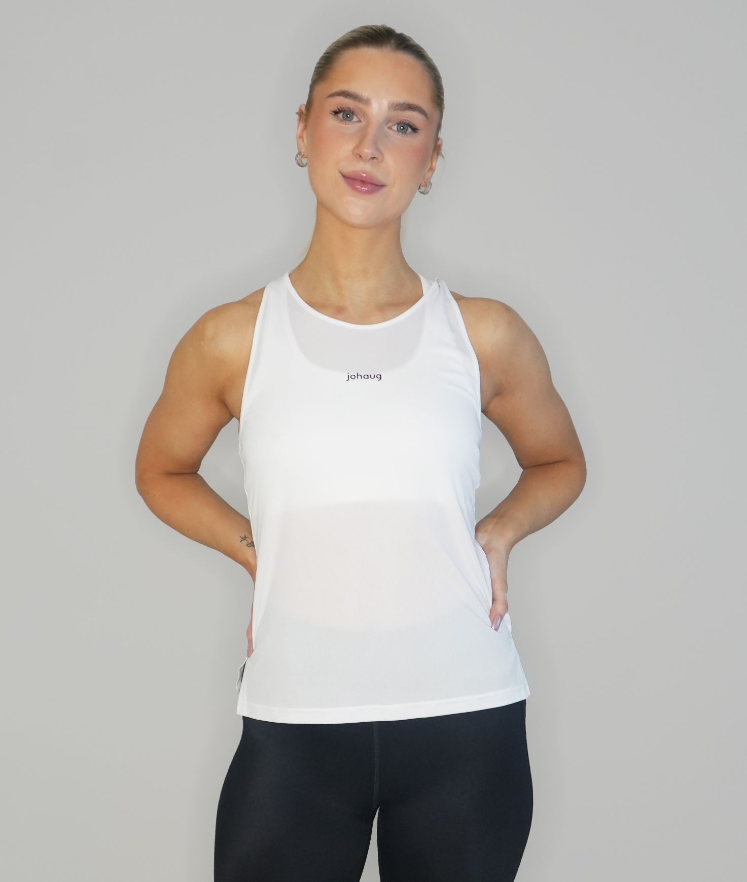 Johaug Discipline Singlet Womens White