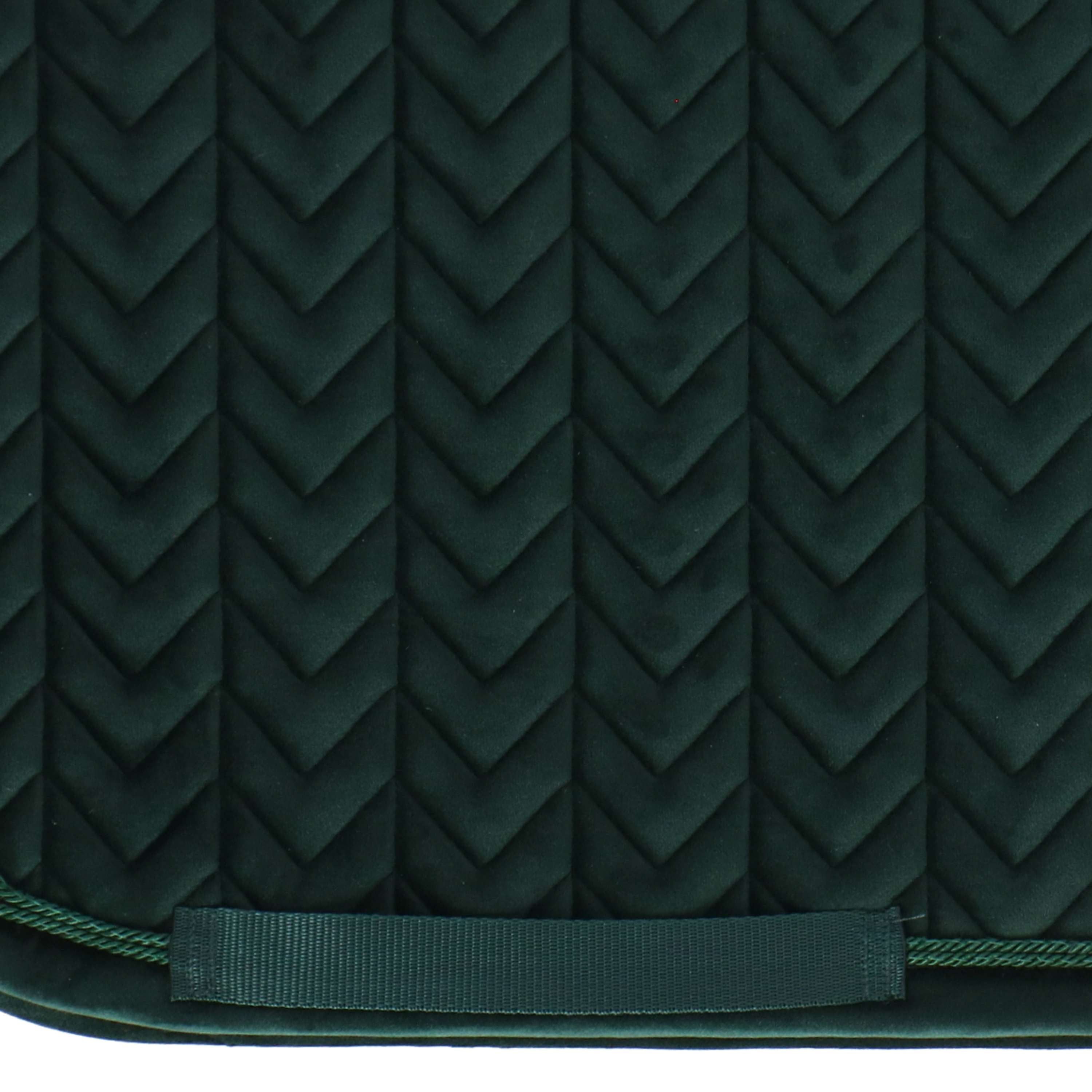Kentucky Zadeldekje Velvet Pearls Dressuur Pine Green