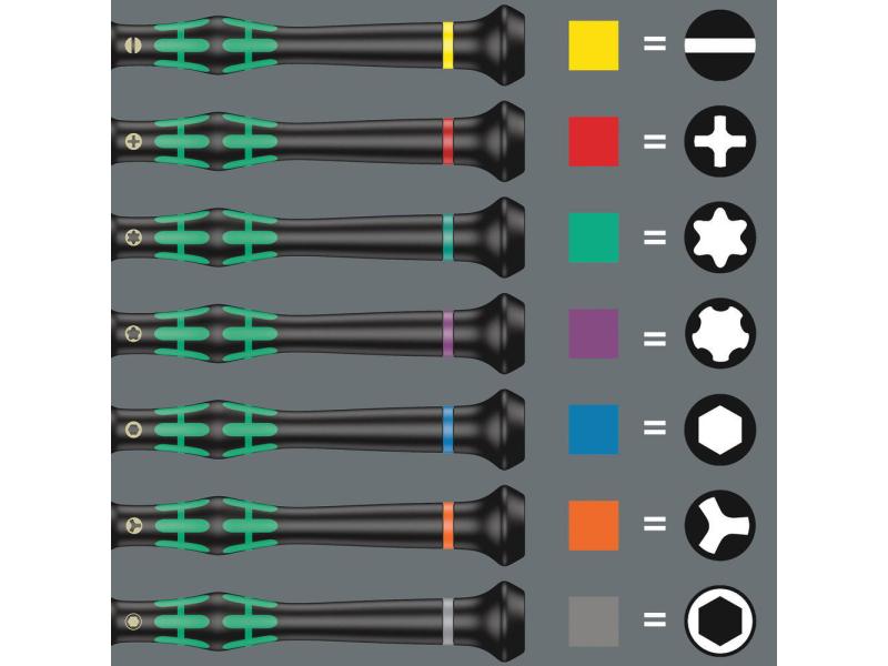Wera Kraftform Micro Big Pack 1, 25-teilig Kraftform Micro - Der Elektronikerschraubenzieher
