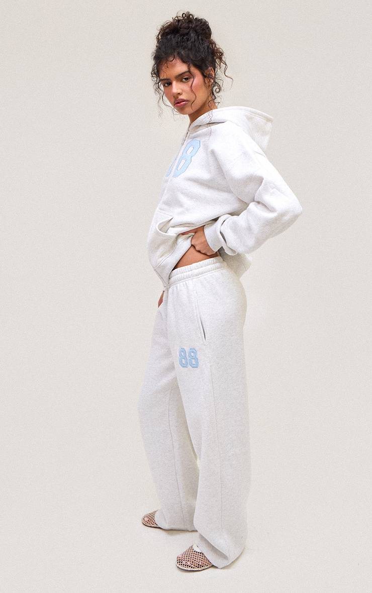 Gris Cendré Sweat À Casynthétiqueche Zippé Imprimé 88