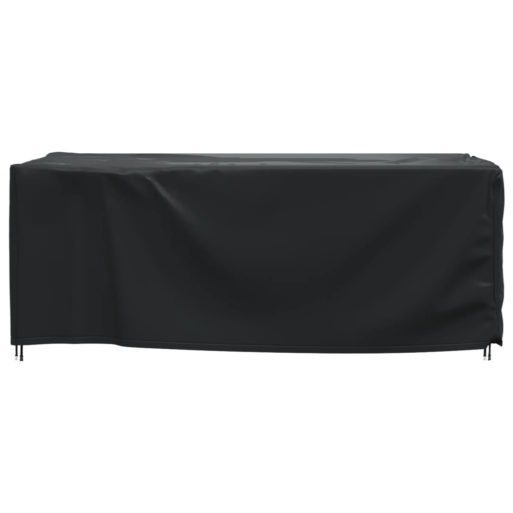 Housse de salon de jardin noir 225x143x90 cm imperméable 420d