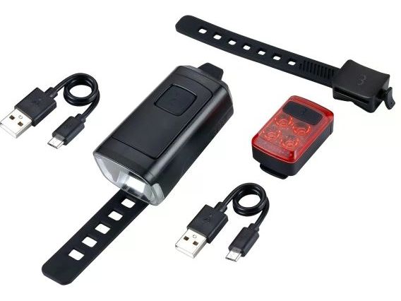 BBB Velolampe Lichtset Stud50 Strap 200 Fahrrad Beleuchtungsset