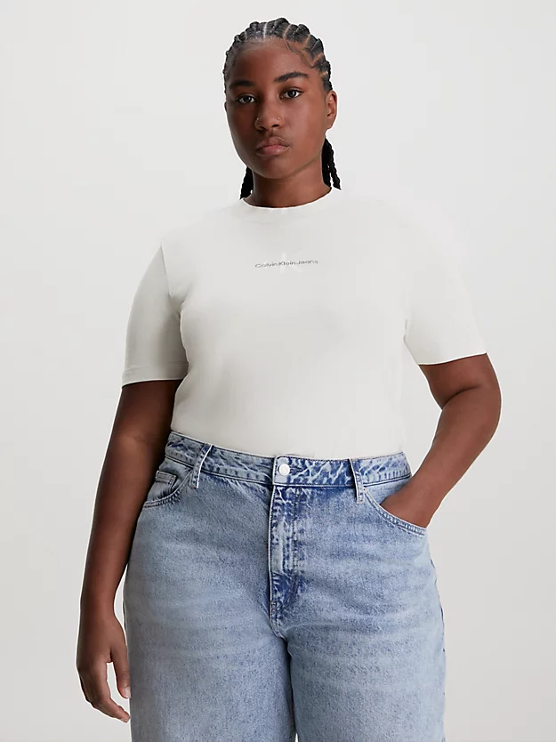 Camiseta de algodão com monograma