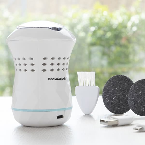 Oppladbar pedikyrfil med integrert vakuum Sofeem InnovaGoods