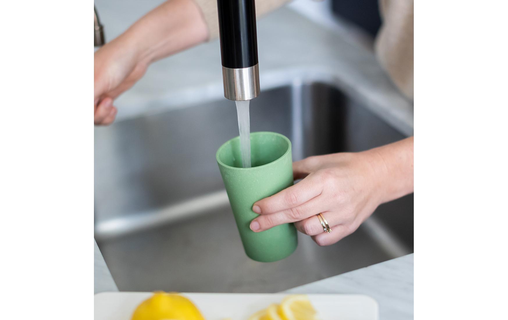 Trinkbecher Connect L 350 ml, 2 Stück, GrünBecher aus Bio Kunststoff