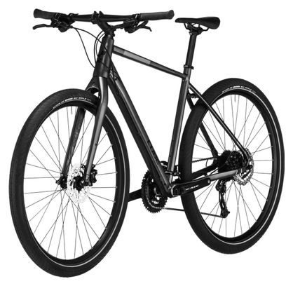 Vélo Fitness Cube Hyde Shimano Alivio/Acera 9V 700 mm Gris Graphite