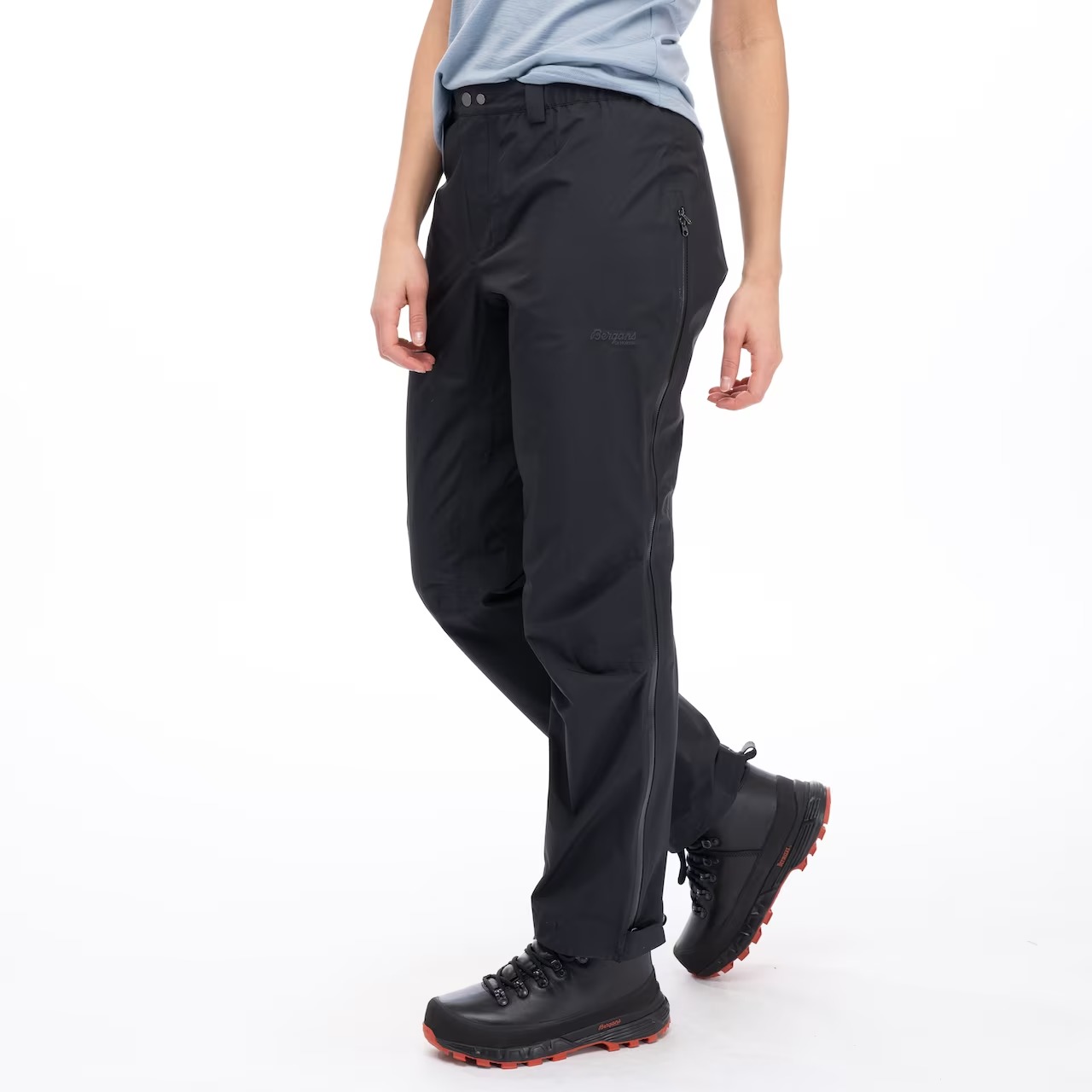 Vandre Light 3L Shell Zipped Pants Dame Black