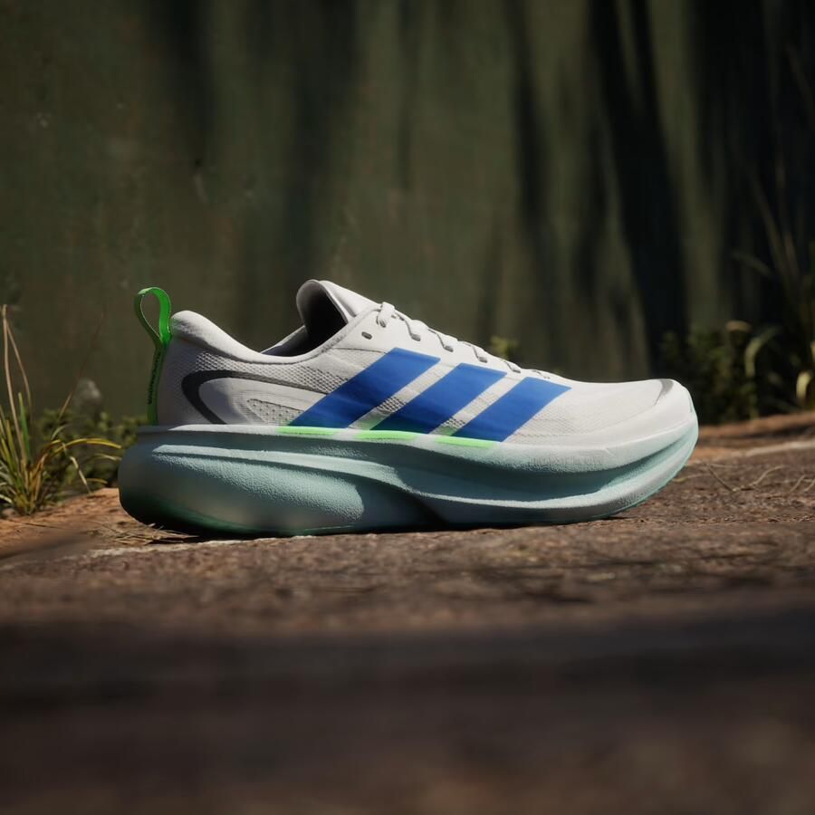 Adidas Performance Supernova Glide hardloopschoenen lichtblauw wit