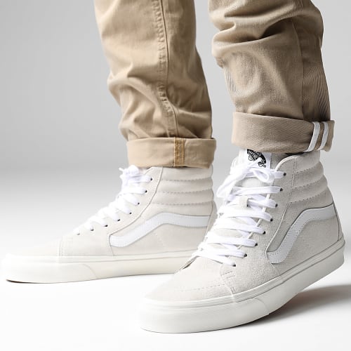 Baskets Sk8 Hi 7NSJVY1 Suede Blanc De Blanc