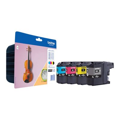 Brother LC125XL/LC127XL - Pack de 4 - noir, cyan, magenta, jaune - cartouche d'encre originale