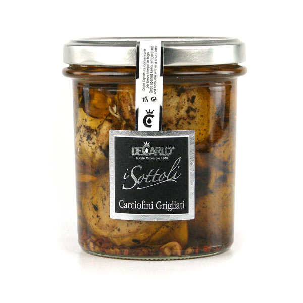 Petits artichauts grillés à l'huile d'olive - Carciofini Grigliati