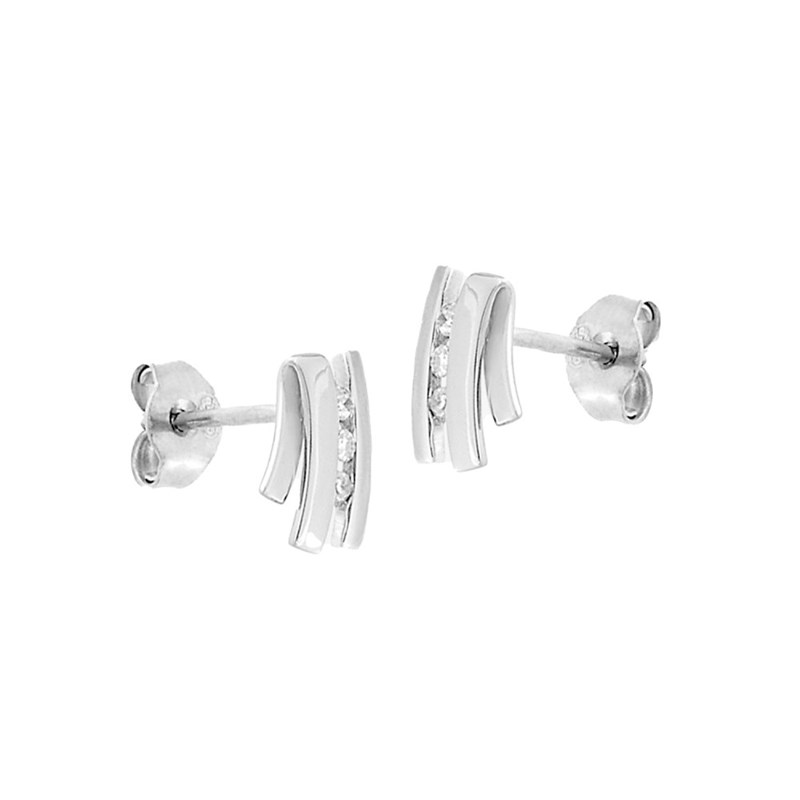 Boucles d'oreilles femme - Diamant - Or 18 Carats