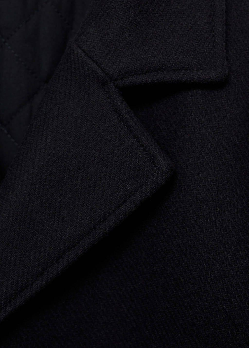 Mango Kids gewatteerde jas marine