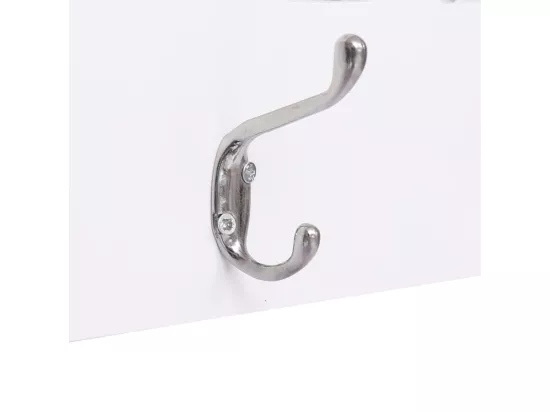 Porte-manteau mural WELCOME Blanc 74x29,5 cm