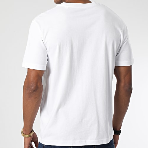 Tee Shirt Oversize Large Big Front Logo Blanc Noir