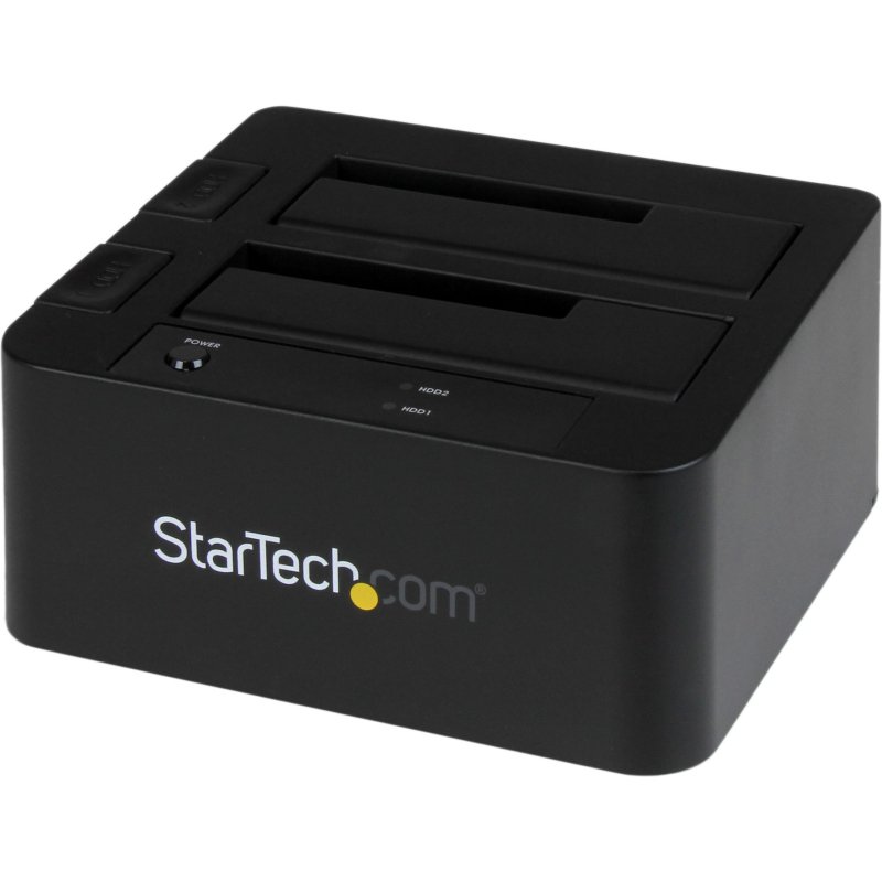 StarTech.com Station d'accueil USB 3.0 / eSATA pour 2 disques durs SATA III de 2,5 / 3,5 - Dock HDD / SSD avec UASP