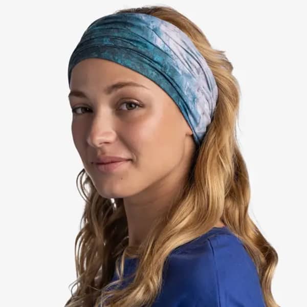 Bandeau cache cou randonnée BUFF COOLNET UV WATSEA BLUE