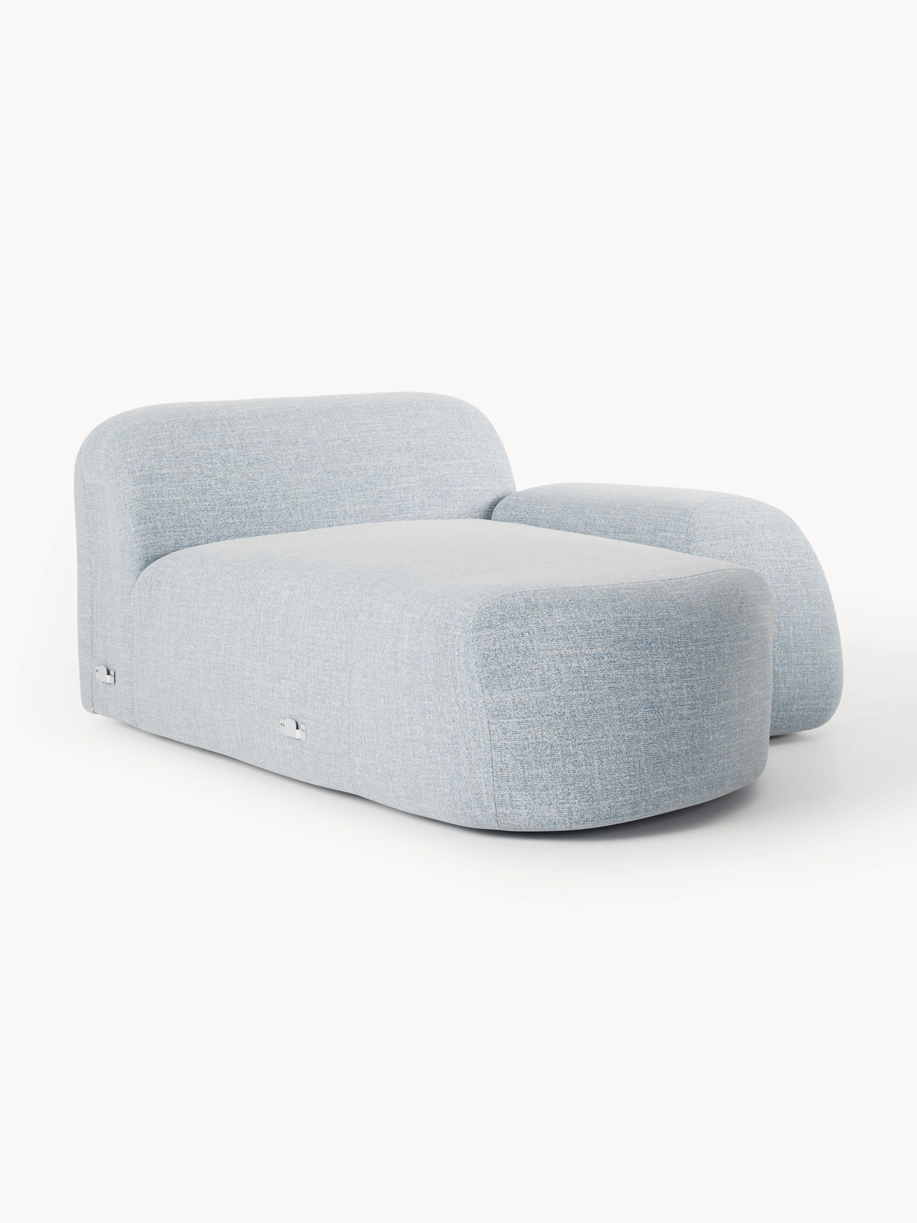 Bouclé hoekmodule Wolke