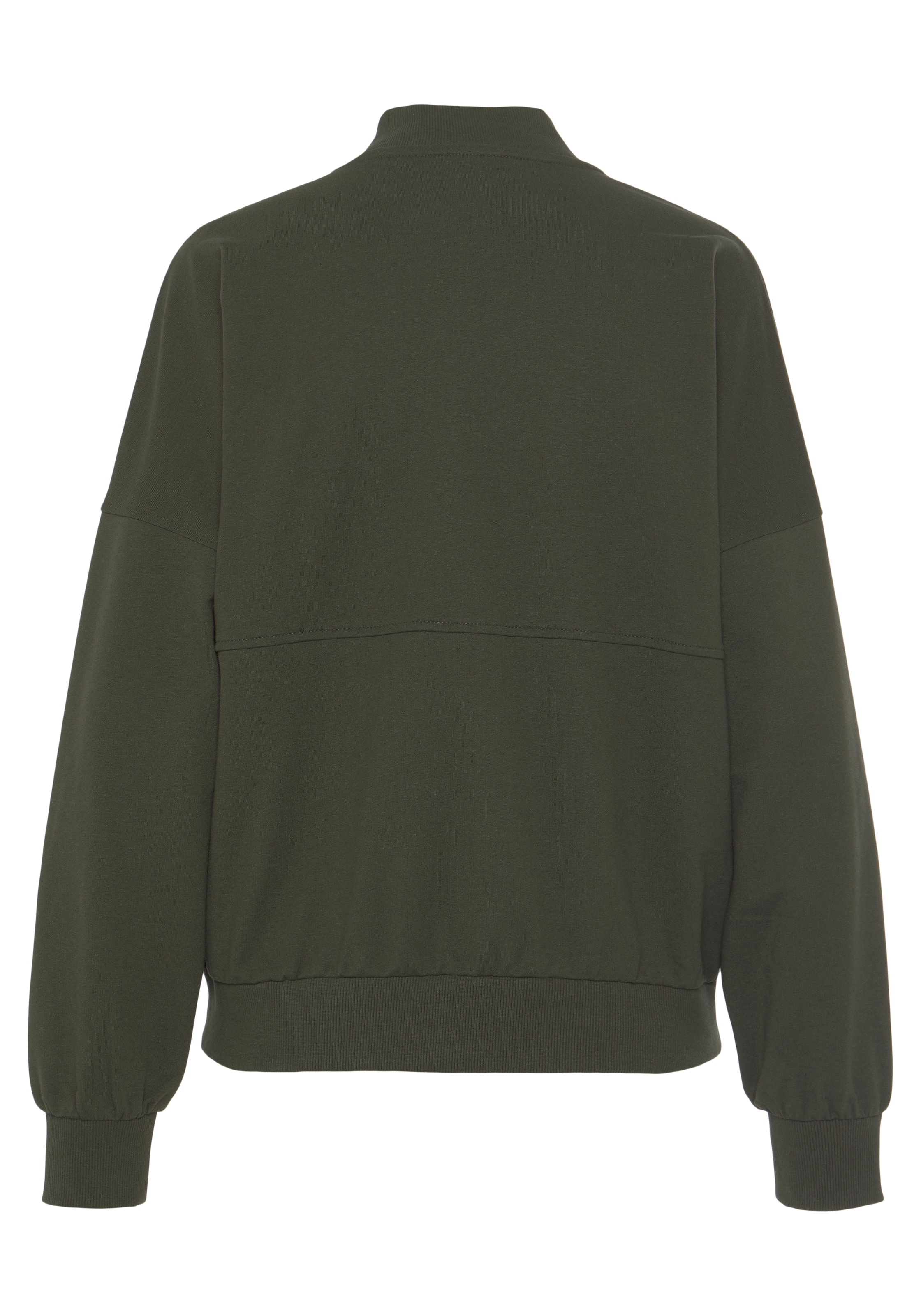 FCUK Sweatjacke , mit Kragen und durchgehenden Reissverschluss