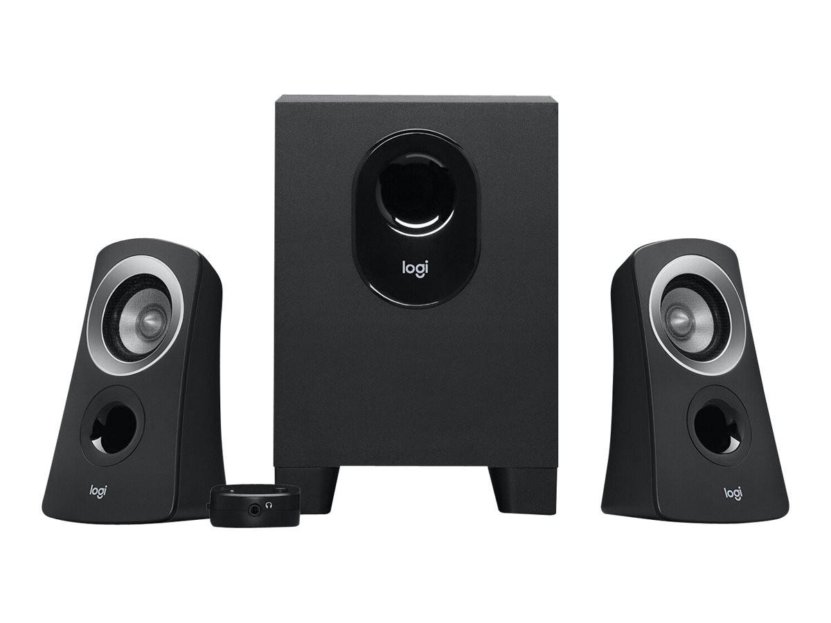 Logitech - Speaker System Z313 2.1 sort