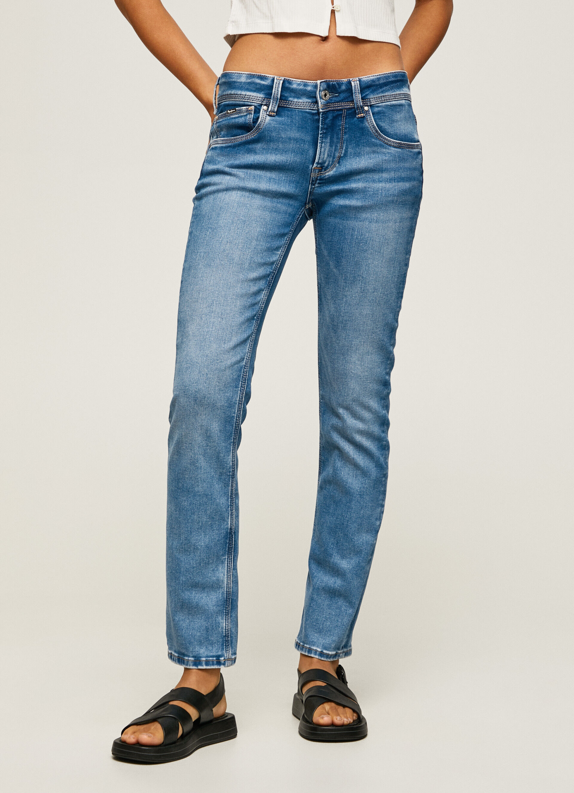 Calça jeans Saturn Fit Regular Tamanho Médio - jeans