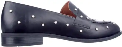 Babouche zwart W-Kassy-1 - maat 45 instapper zwart - maat 45 Calandschoen