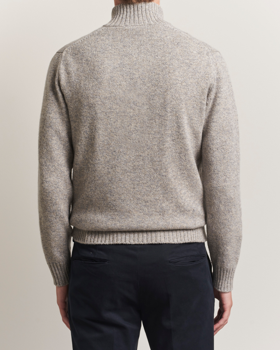 Zanone Virgin Wool Melange Chioto Grey Melange