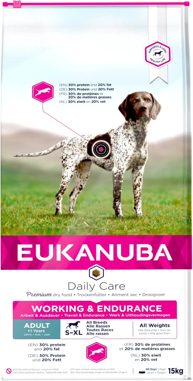 Eukanuba Euk DailyCare Adult Working & Endurance 15 kg