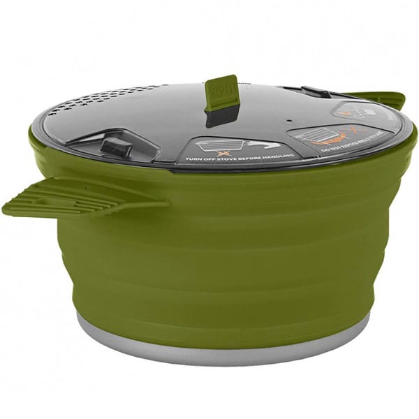 Popote randonnée SEA TO SUMMIT X-POT MEDIUM 2.8L OLIVE