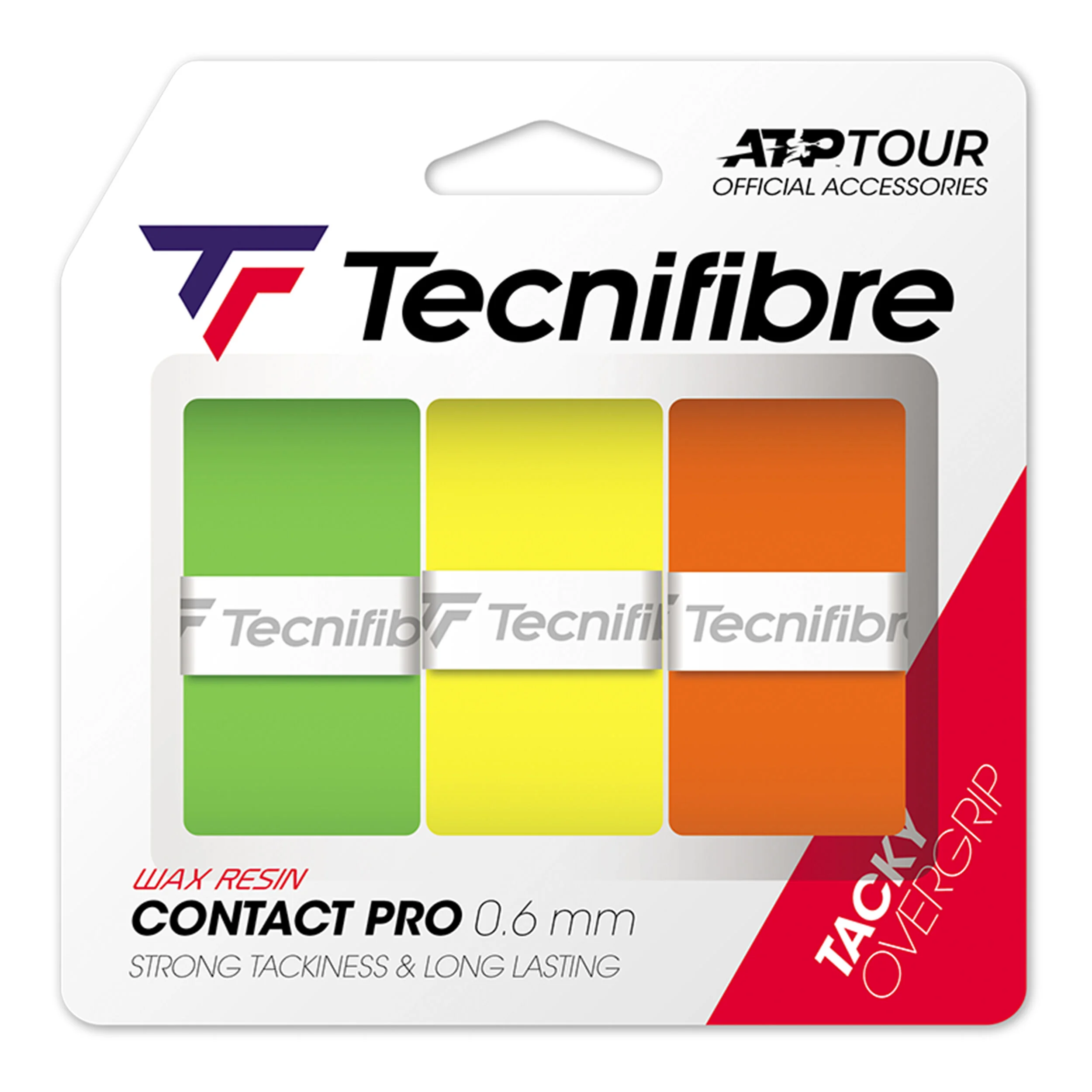 Tecnifibre Contact Pro Farbmix 3er Pack De 3 - Multicouleur
