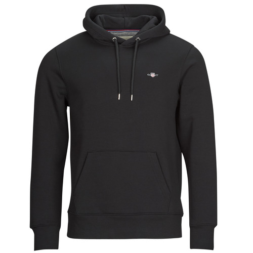 Gant - REG SHIELD HOODIE - Noir