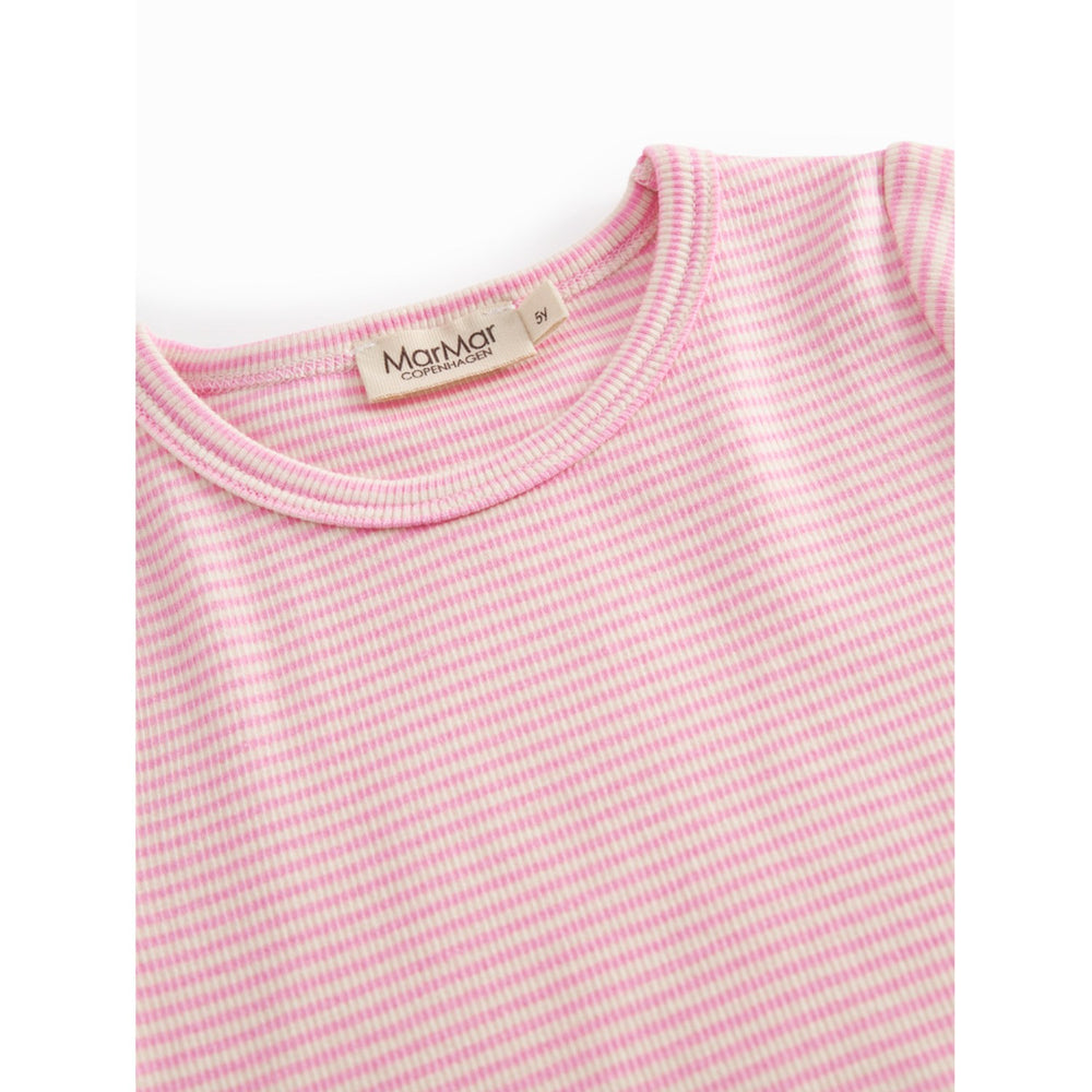 Køb MarMar Modal Fine Rib Pink Stripe Tago T-shirt