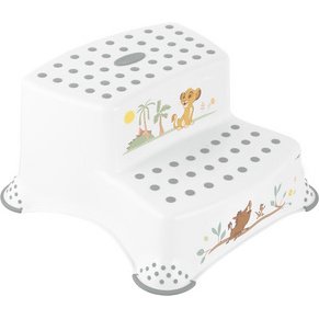 kids Marchepied 'igor lion king', 2 niveaux, blanc