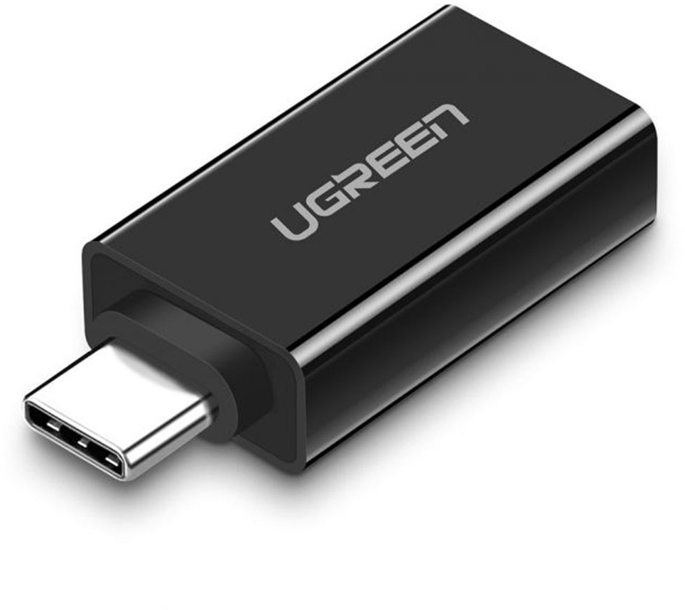 USB C (m) auf USB A (w) Daten Adapter Stecker (5 Gbit/s) (20808) - Schwarz
