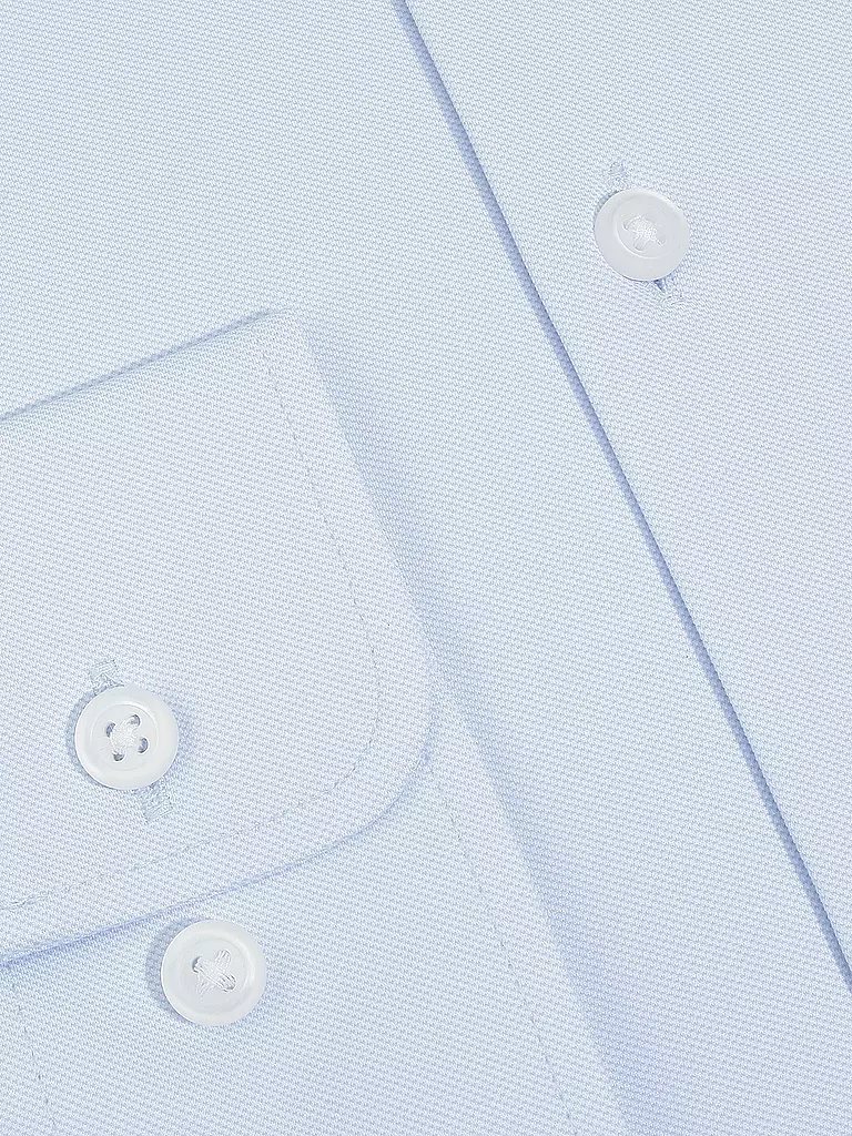 PURE Jerseyhemd Slim Fit  blau