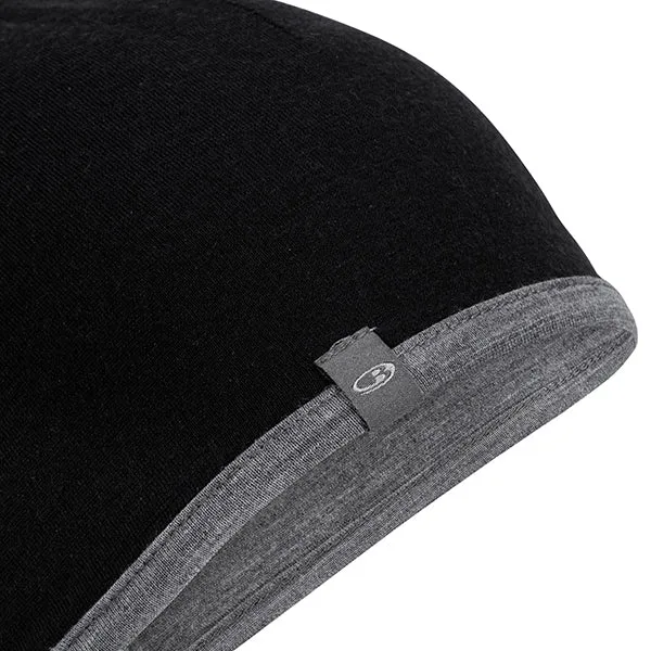 Icebreaker -  Icebreaker Mütze Pocket Hat schwarz gritstone heather