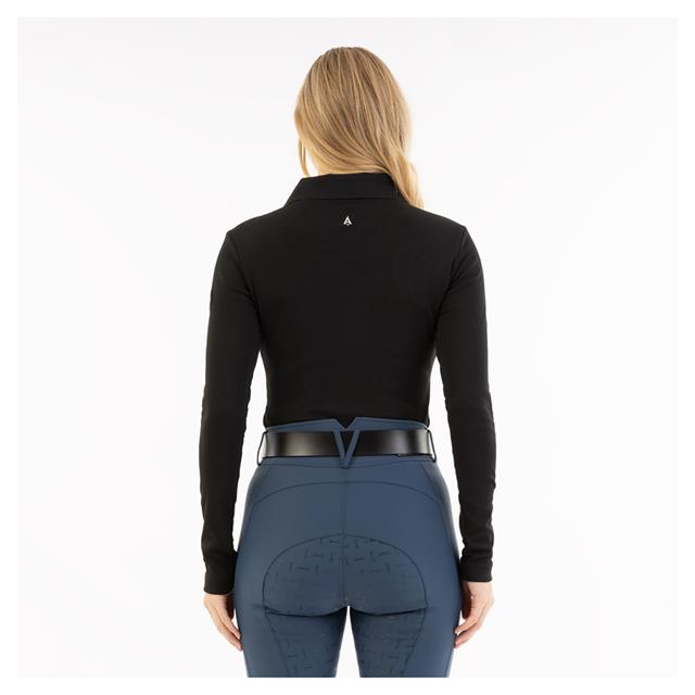 Polo ANKY Long Sleeve Zwart