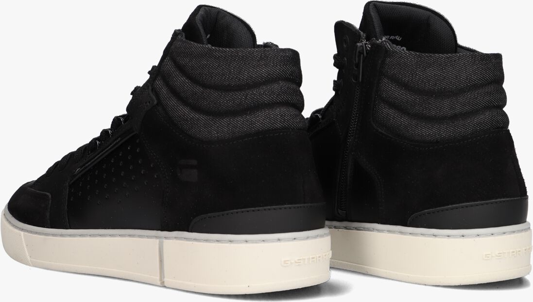 G-STAR RAW zwarte g-star raw hoge sneaker ravond ii mid lea m