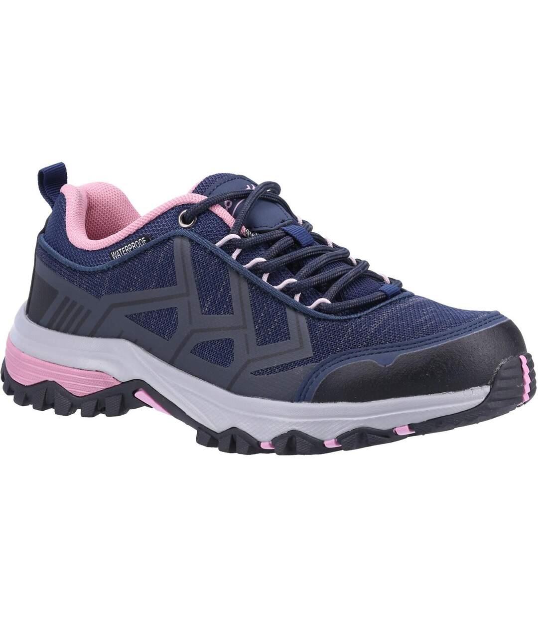 Cotswold - Chaussures de marche WYCHWOOD LOW WP - Femme (Bleu marine / rose) - UTFS8045